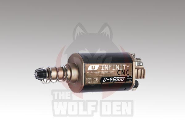 ASG Infinity CNC Custom Airsoft AEG Motor (Type: Long Axle / U-45000) - Imagen 2