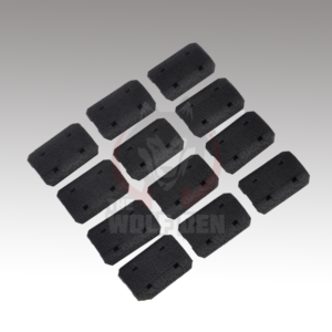 M-LOK Type 2 Rail Covers (12 pieces) / BK