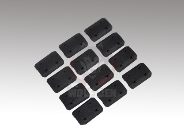 M-LOK Type 2 Rail Covers (12 pieces) / BK