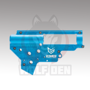 EMG x Retro Arms CZ Billet CNC 8mm Ver.2 Gearbox Shell for M4 / M16 Series Airsoft AEG Rifles (Color: EMG Blue)