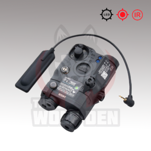 Wadsn LA-PEQ-15 Foreign version Laser Rojo + IR + Light + Strobo – Negro [WDX035-BK]