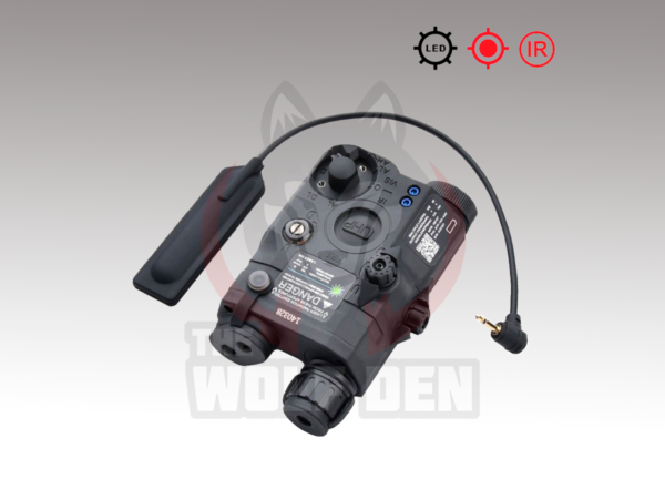 Wadsn LA-PEQ-15 Foreign version Laser Rojo + IR + Light + Strobo - Negro [WDX035-BK]