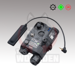 Wadsn LA-PEQ-15 Foreign version Laser Verde + IR + Light + Strobo – Negro [WDX060-BK]
