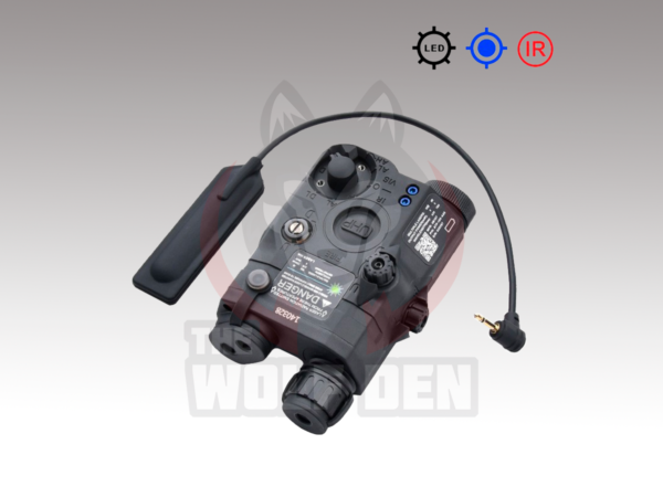 Wadsn LA-PEQ-15 Foreign version Laser Azul + IR + Light + Strobo - Arena [WDX061-BK]