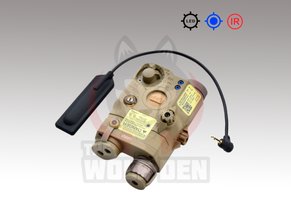 Wadsn LA-PEQ-15 Foreign version Laser Azul + IR + Light + Strobo - Arena [WDX061-DE]