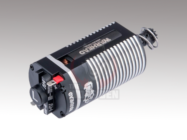Warhead Industries "BLACK" Custom CNC Brushless Motor for Airsoft AEG - Imagen 3
