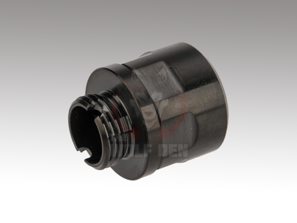 CowCow Technology CNC Stainless Steel Threaded Suppressor Adapter for TM Pistol Barrels (Color: Black) - Imagen 3