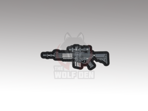Evike Parche PVC Morale Patch "Mini Gun" Series (SR25K)