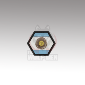 Evike Parche «Operator Profile PVC Hex Patch» Flag Series (Argentina)