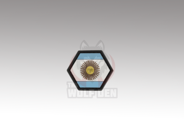 Evike Parche "Operator Profile PVC Hex Patch" Flag Series (Argentina)