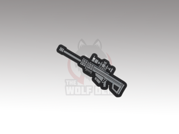 Evike Parche PVC Morale Patch "Mini Gun" Series (Barret .50cal Anti-Material Rifle)