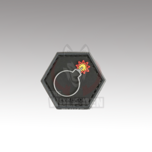 Evike Parche «Operator Profile PVC Hex Patch» Emoji Series (The Bomb)