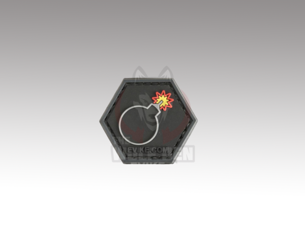 Evike Parche "Operator Profile PVC Hex Patch" Emoji Series (The Bomb)