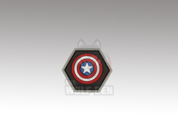 Evike Parche "Operator Profile PVC Hex Patch" Comics Series 1 (Captain America - Red)