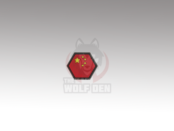 Evike Parche "Operator Profile PVC Hex Patch" Flag Series (China)