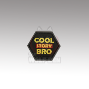 Evike Parche «Operator Profile PVC Hex Patch» Pop Culture Series 2 (Cool Story Bro / Yellow)