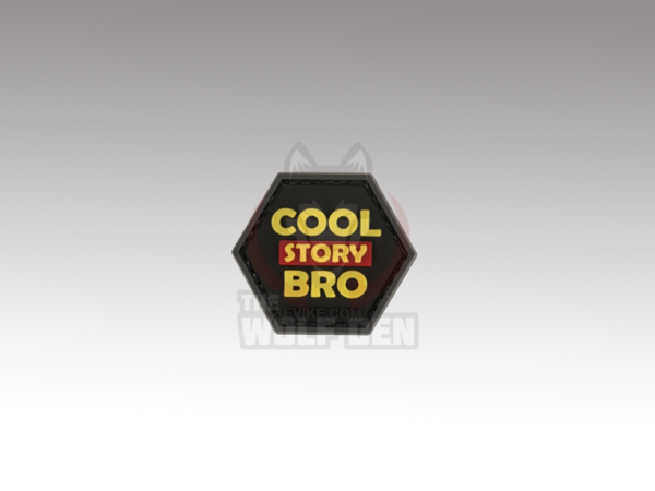 Evike Parche "Operator Profile PVC Hex Patch" Pop Culture Series 2 (Cool Story Bro / Yellow)