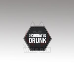 Evike Parche «Operator Profile PVC Hex Patch» Catchphrase Series 6 (Designated Drunk)