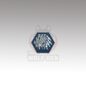 Evike Parche «Operator Profile PVC Hex Patch» iAirsoft Series 1 (Phrases / Eat Sleep Airsoft Repeat)