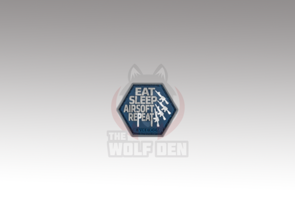 Evike Parche "Operator Profile PVC Hex Patch" iAirsoft Series 1 (Phrases / Eat Sleep Airsoft Repeat)
