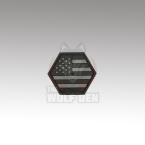 Evike Parche «Operator Profile PVC Hex Patch» American Flag Series (SWAT)