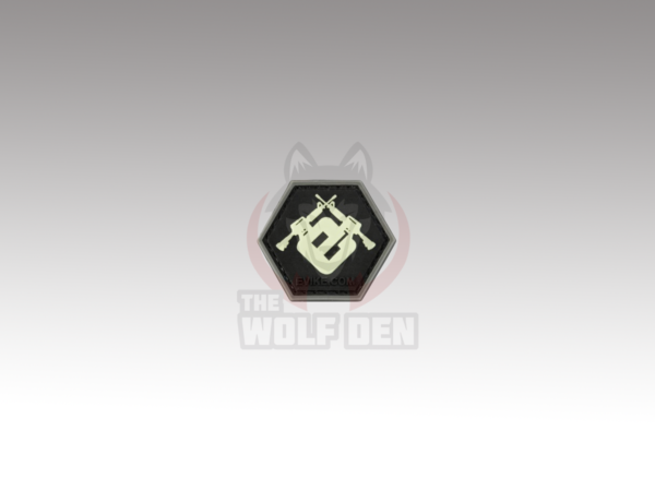 Evike Parche "Operator Profile PVC Hex Patch" Evike Series 2 (Evike "E" Glow In The Dark)