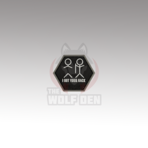 Evike Parche «Operator Profile PVC Hex Patch» Catchphrase Series 1 (I Got Your Back)