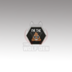 Evike Parche «Operator Profile PVC Hex Patch» Catchphrase Series 1 (I’m the Poo)