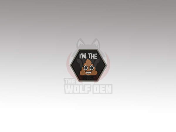 Evike Parche "Operator Profile PVC Hex Patch" Catchphrase Series 1 (I'm the Poo)