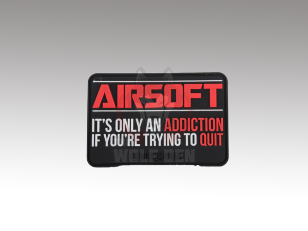 Evike Parche "Airsoft Addiction" PVC Morale Patch