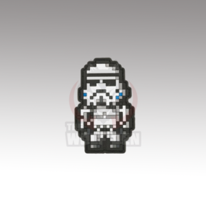 Aprilla Parche Design PVC IFF Hook & Loop 8-Bit Series Patch (Stormtrooper)