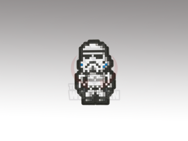 Aprilla Parche Design PVC IFF Hook & Loop 8-Bit Series Patch (Stormtrooper)