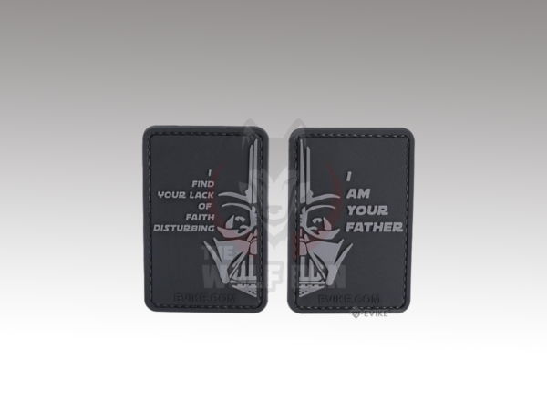 Evike Parche "SW Quotables" 3" x 2" PVC Morale Patch Set (Darth Vader)
