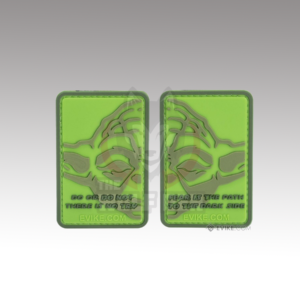 Evike Parche «SW Quotables» 3″ x 2″ PVC Morale Patch Set (Yoda)