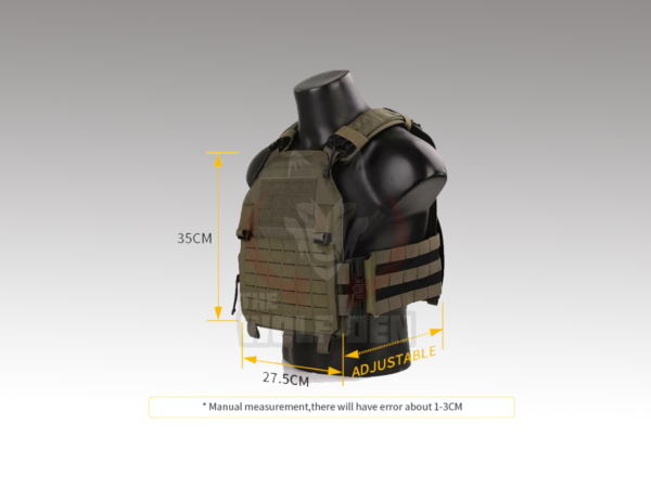 EmersonGear BlueLabel LVAC Assault PLate Carrier w/ROC - Chaleco Táctico - Ranger Green 500D [EMB7404RG] - Imagen 2