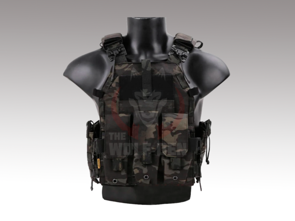EmersonGear BlueLabel Quick Release 094K Style Plate Carrier - Chaleco Táctico - Multicam Black [EMB7405MCBK]