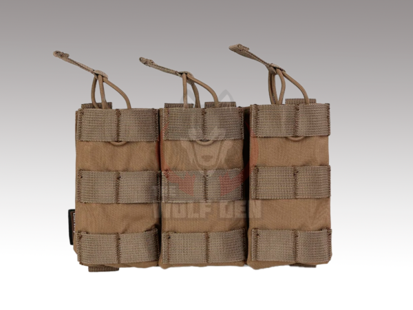 EmersonGear Modular Triple Open Top Magazine Pouch - Porta Cargador Triple - Coyote [EM6355CB]