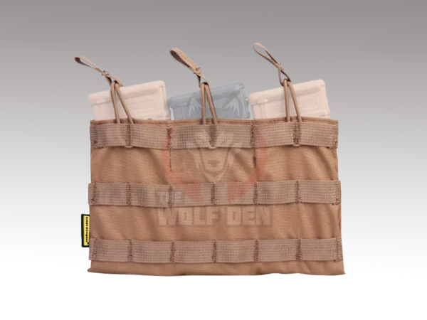 EmersonGear 5.56 Triple Open Top Magazine Pouch - Porta Cargador Triple - Coyote [EM6356CB]