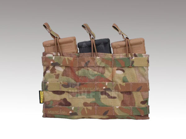 EmersonGear 5.56 Triple Open Top Magazine Pouch - Porta Cargador Triple - Multicam [EM6356]