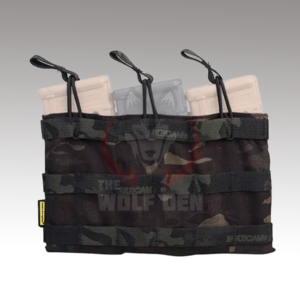 EmersonGear 5.56 Triple Open Top Magazine Pouch – Porta Cargador Triple – Multicam Black [EM6356MCBK]