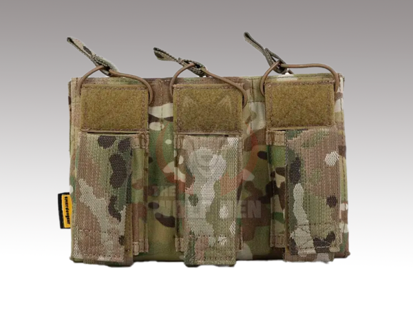 EmersonGear 5.56&Pistol Triple Open Top Magazine - Porta Cargador Triple - Multicam [EM6363MC]