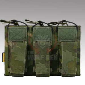 EmersonGear 5.56&Pistol Triple Open Top Magazine – Porta Cargador Triple – Multicam Tropic [EM6363MCTP]
