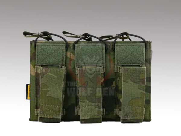 EmersonGear 5.56&Pistol Triple Open Top Magazine - Porta Cargador Triple - Multicam Tropic [EM6363MCTP]