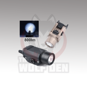 Wadsn TLR-1 Stream Light + strobo 800lumens – Lineterna Tactica – Tan [WD04064-DE]