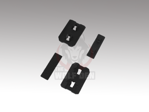 Wadsn M-LOK Type 2 Rail Covers (12 pieces) - Cubrerieles - Negro / Arena [MP02028] - Imagen 3