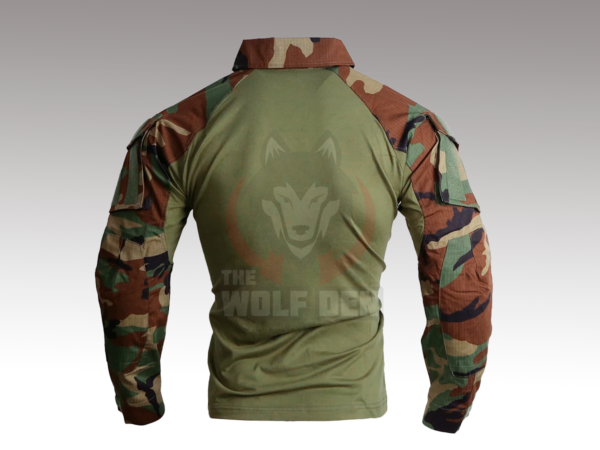 EmersonGear G3 Combat Shirt - Remera Táctico Bajo Chaleco G3 - Woodland [EM9278] - Imagen 4
