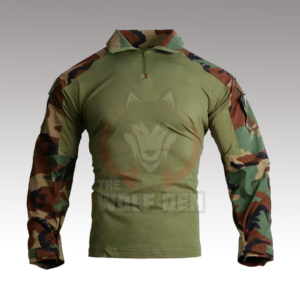 EmersonGear G3 Combat Shirt – Remera Táctico Bajo Chaleco G3 – Woodland [EM9278]