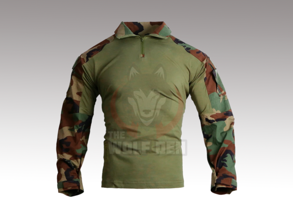 EmersonGear G3 Combat Shirt - Remera Táctico Bajo Chaleco G3 - Woodland [EM9278]
