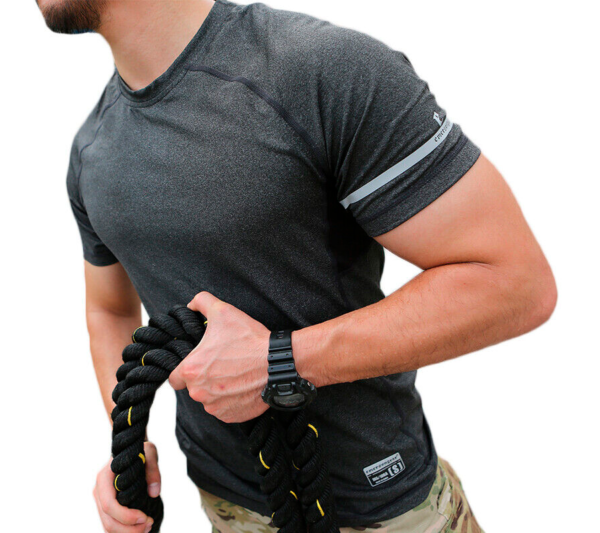 EmersonGear Quick Dry Sport Tshirt - Remera Deportiva de Secado Rápido - Gris [EM9425] - Imagen 2