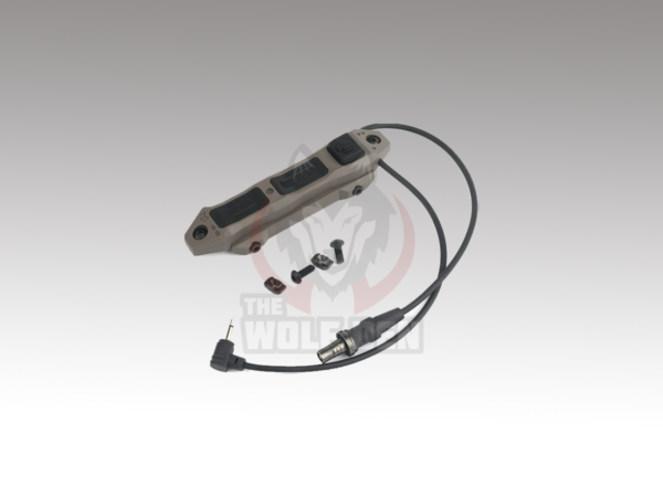 Wadsn Tactical Augmented Dual Function Tape Switch With Lock (SF&2.5MM) - Interruptor Remoto - Arena [WD07004-DE]